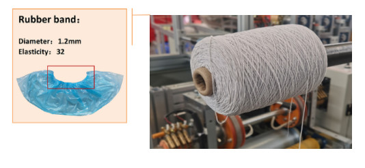 3.8kw 130pcs/Min Plastic Shoe Cover Making Machine Automatic