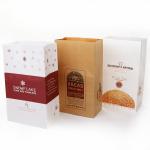 Food Grade Customized Printed Greaseproof Sandwich Hot Dog Packaging Brown or