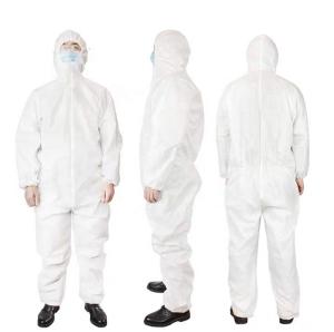 China Epidemic Prevention Use Disposable Protective Suit , Non Woven Isolation Gown factory