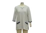 Allover Striped Casual Ladies Wear Yarn Dyed Inside Long Oversized Knit Sweaters