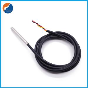 China Waterproof 5.5VDC Digital DS18B20 Temperature Sensor Stainless Steel Shell on sale