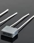 250V Flameproof Metallized Polyester Capacitors , Anti Insulation Poly Film
