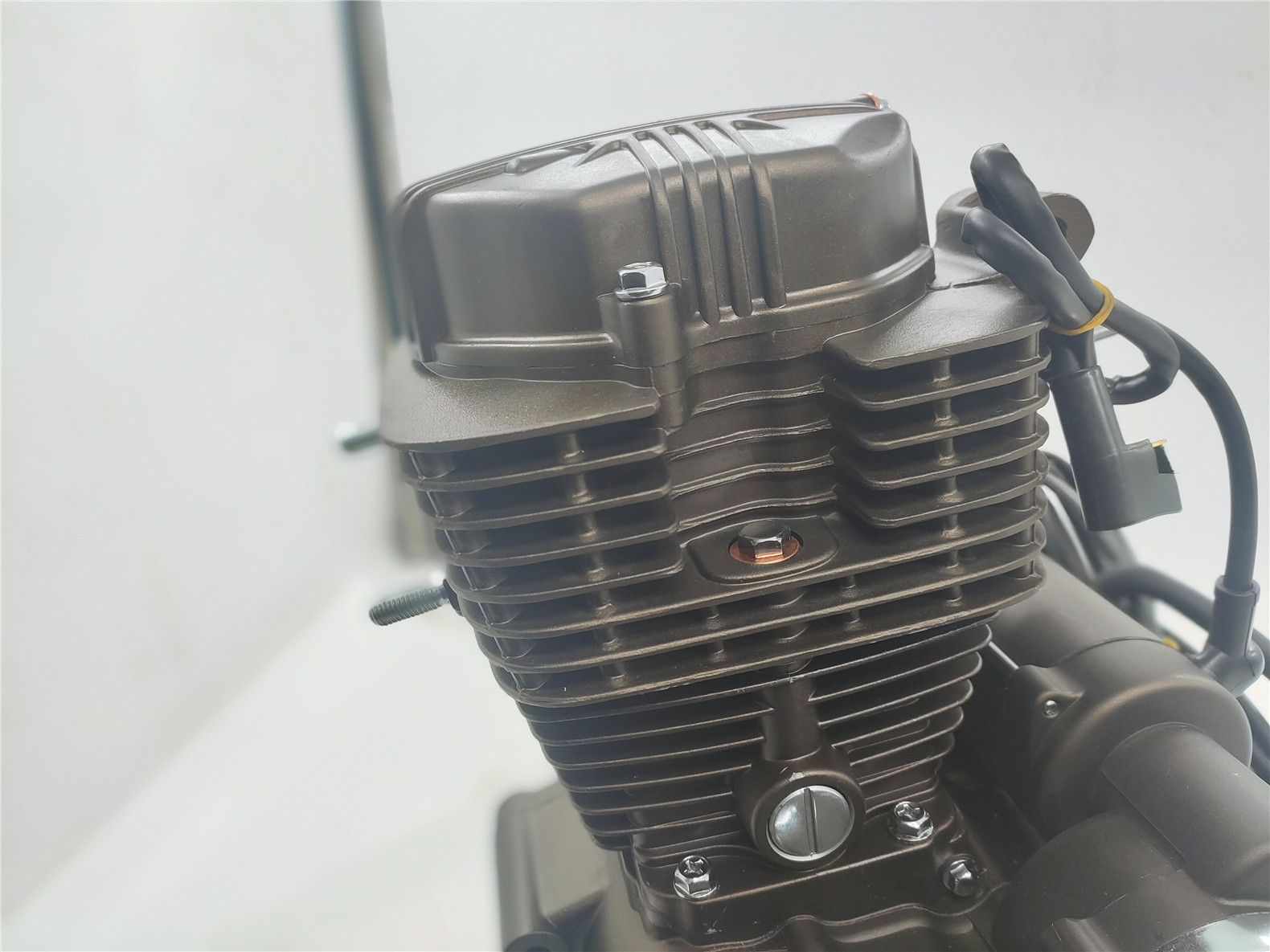 Wind Cooling 200cc Motorcycle Tricycle Engine Air Cooled CG200 Max Black Cylinder