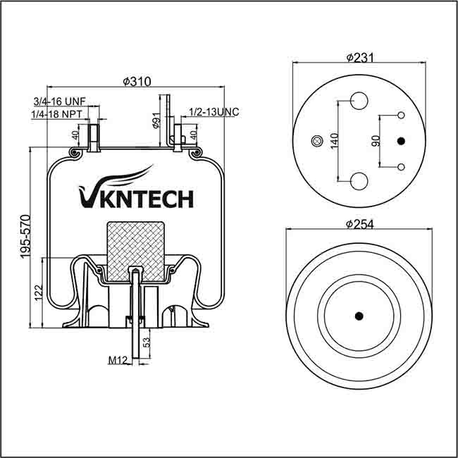 FIRESTONE 2 W01 358 9648 NAVISTAR 2027911C12027911C2 Air Suspension Contitech 9 10-18.5P 456