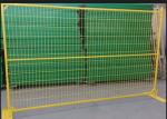 Professional Freestanding Chain Link Fence Panels , Portable Construction Fence