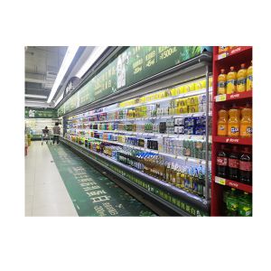 China Single Temperature 220V Multideck Open Chiller For Vegetable Fruit factory