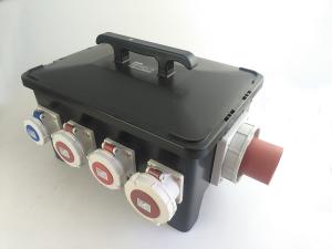 China Safety Portable Power Distribution Center , Heavy Duty Rubber Generator Spider Box factory