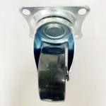 Black 50mm Caster Wheel 2 Inch Light Duty Top Plate Swivel Casters