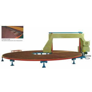 Automatic Circular Muilt Sponges Foam Cutting Equipment , Polyurethane Foam