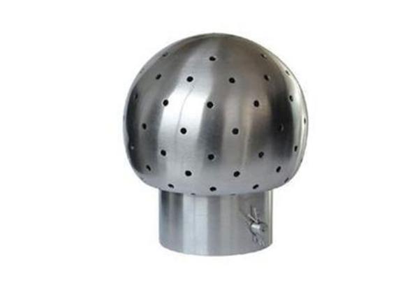 SS304 Brewing Accessories Clamped Rotary Spray Ball In Water Tanks CIP Cleaning