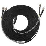 10G ST To ST Fiber Optic Jumper , Single Mode Fiber Jumpers Dual Core