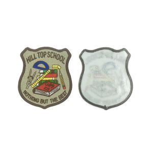 Brooches Adhesive Embroidered Patches Iron - On Backing Customized Shape