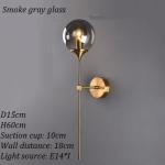Modern LED Glass Wall Lamp glass ball wall sconce (WH-OR-11)