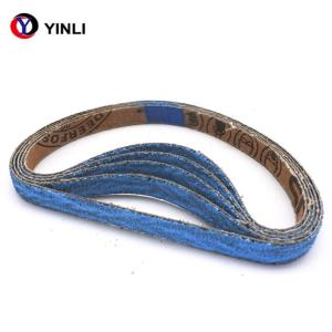 China 40 Grit Aluminum Oxide Custom Sanding Belts For Welded Surface factory