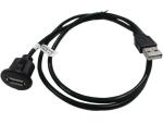Car Dash Cable Wire Harnesses Single Dual Car Charger USB Socket