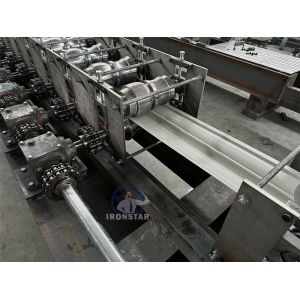 PU sandwich shutter door roll forming machine for Turkey Galvanized steel or