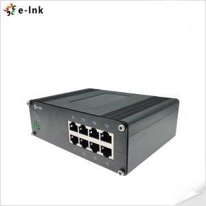 China Unmanaged Industrial Ethernet Media Converter 8 Port 10/100BASE-T 58VDC FCC factory
