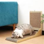 High Density Cat Scratch Board L Shaped Large Cat Scratcher Cardboard