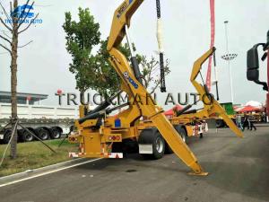 China 37 Tons Container Side Loader Trailer Q345 High Tensile Mn Steel For 20 Or 40 Feets factory