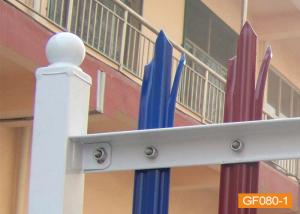 China Powder Coated Palisade Welded Wire Garden Fence factory