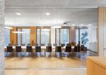Glass office Partition Walls with Framed Glazed wall sound acoustic double layer