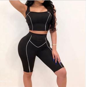 China Sleeveless Fitness Women'S Sportswear Tracksuits For Summer factory