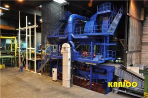 China 0.5m/min Auto Blasting Machine Sheet Metal Parts Frying Pots Soup Pots Cleaning factory
