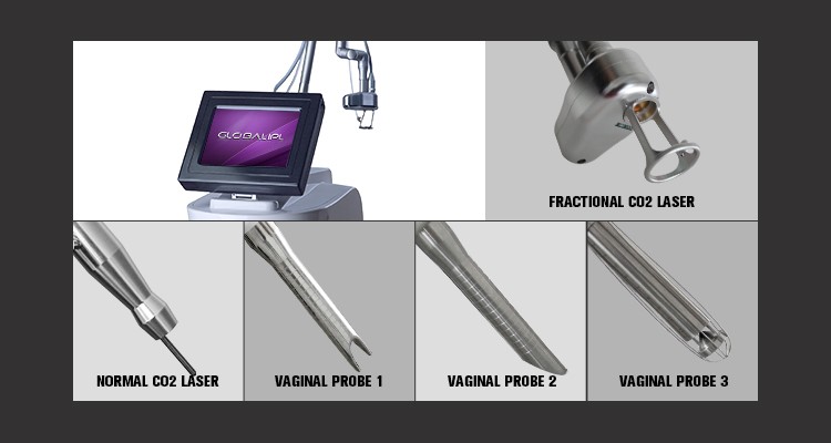 3 In 1 Co2 Fractional Laser Equipment / Safe Painless Vaginal Tightening Machine