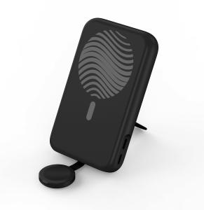 China Type C Black Smartwatch Power Bank 10000mAh Capacity Universal Connectivity factory