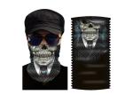Wristband Black Caribbean Flags Printed Cartoon Face Bandana