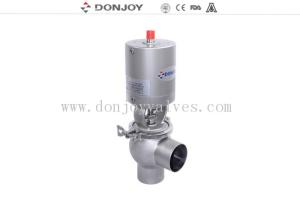 China Sanitary Single Seated Control Valve Pneumatic Operated factory