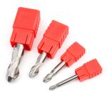 Carbide Ball Nose End Mill Aluminum Milling Cutter Straight Shank