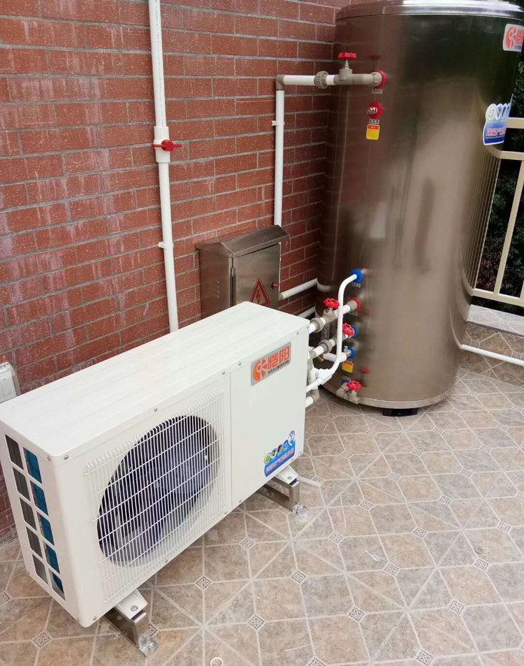 ECO Friendly Residential Heat Pump Water Heater 50mm High Density Polyurethane