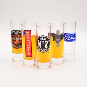 China Promotion 2oz Shot Glasses With Logo Unique Shot Glasses factory