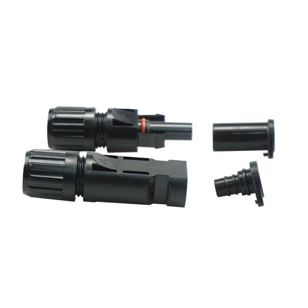 Dustproof Multi Contact Solar Cable Connectors MC4 TUV Certified 1000V 30A IP67 for Solar Power Systems