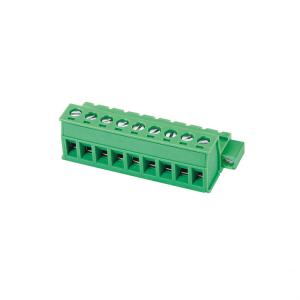 China Copper Connector Plug In Terminal Block 5.0mm 5.08mm factory