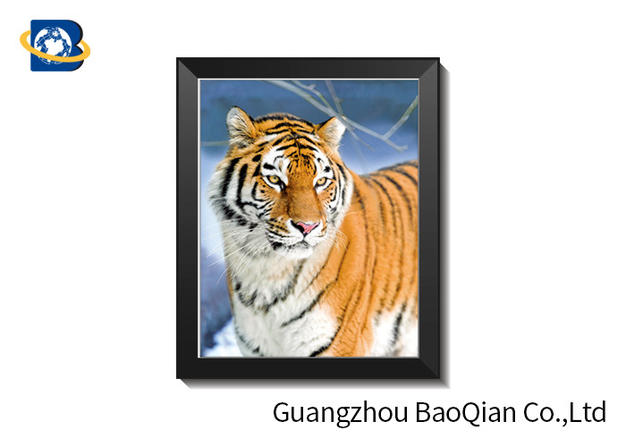 Hotel Decoration 3D Lenticular Pictures / 40x60cm 3D Animals Photos