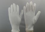 Yarn 32s Marching Band Gloves With Grip , Cotton Parade Gloves Three Stitches