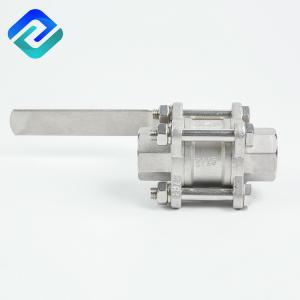 China Screw Thread Ends ISO4144 Casting Ball Valve Cf8m 1000 Wog Ball Valve factory