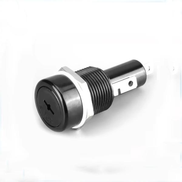 H3-18 600V 30A 40A 2 Terminal Panel Mounting 10 x 38mm Fuse Holder Socket for cylinder catridge fuse