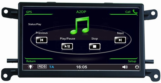 Autoradio gps bluetooth for Audi Q5 A4L A5 support iPod RDS Rear Camera OCB-8828