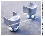 Carbon Steel Hot Dip Galvanized Marine Wall Mounted Water Leakage Outlet FS80 Cb
