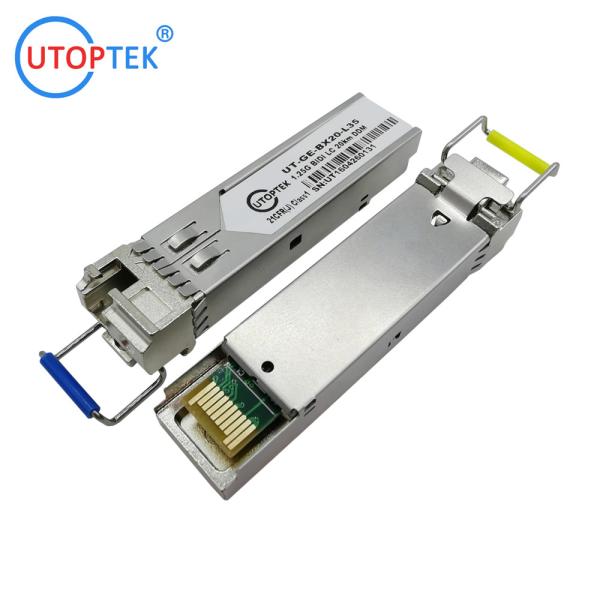 High speed 1.25Gb/s WDM BiDi LC T1310/R1550nm 20km SFP Transceiver compatible