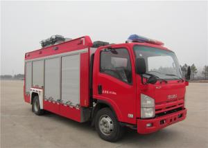 China Original Three Seats Cab Light Up Fire Truck with 325KW Electric Primer Pump factory