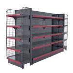 Supermarket Shop Store Display Metal Iron Shelf Shelving Rack Racking Gondola