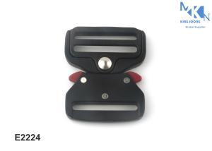 China 39mm Inner Size Black Electrophoresis Tactical Cobra Belt Buckle For Police factory