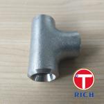 Seamless Stainless Steel Tube Machining Straight Tee For Machinery Parts