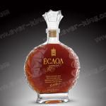 700 ML Crystal White Flint Glass Vodka Liquor Bottle for Luxury Spirit and