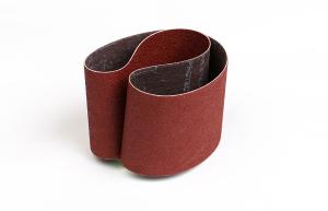 China Aluminum Oxide 75mm x 457mm Sanding Belts With Full Resin , Close Coated factory