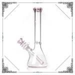 Pink Hello Kitty Hookahs Straight Tube Heady With Hand Blown Technology
